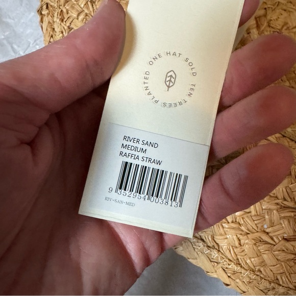 Will & Bear NWT River Sand Men’s & Women’s Unisex Raffia Straw Hat - Picture 14 of 15